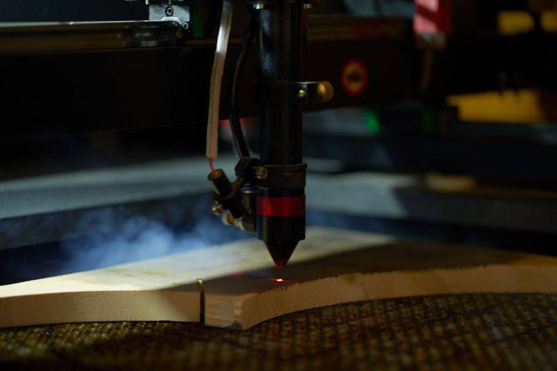Macchina per Incisione Laser su legno
