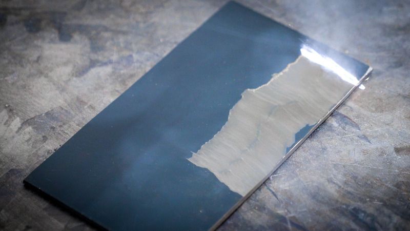 Sverniciatura Laser lastra di metallo