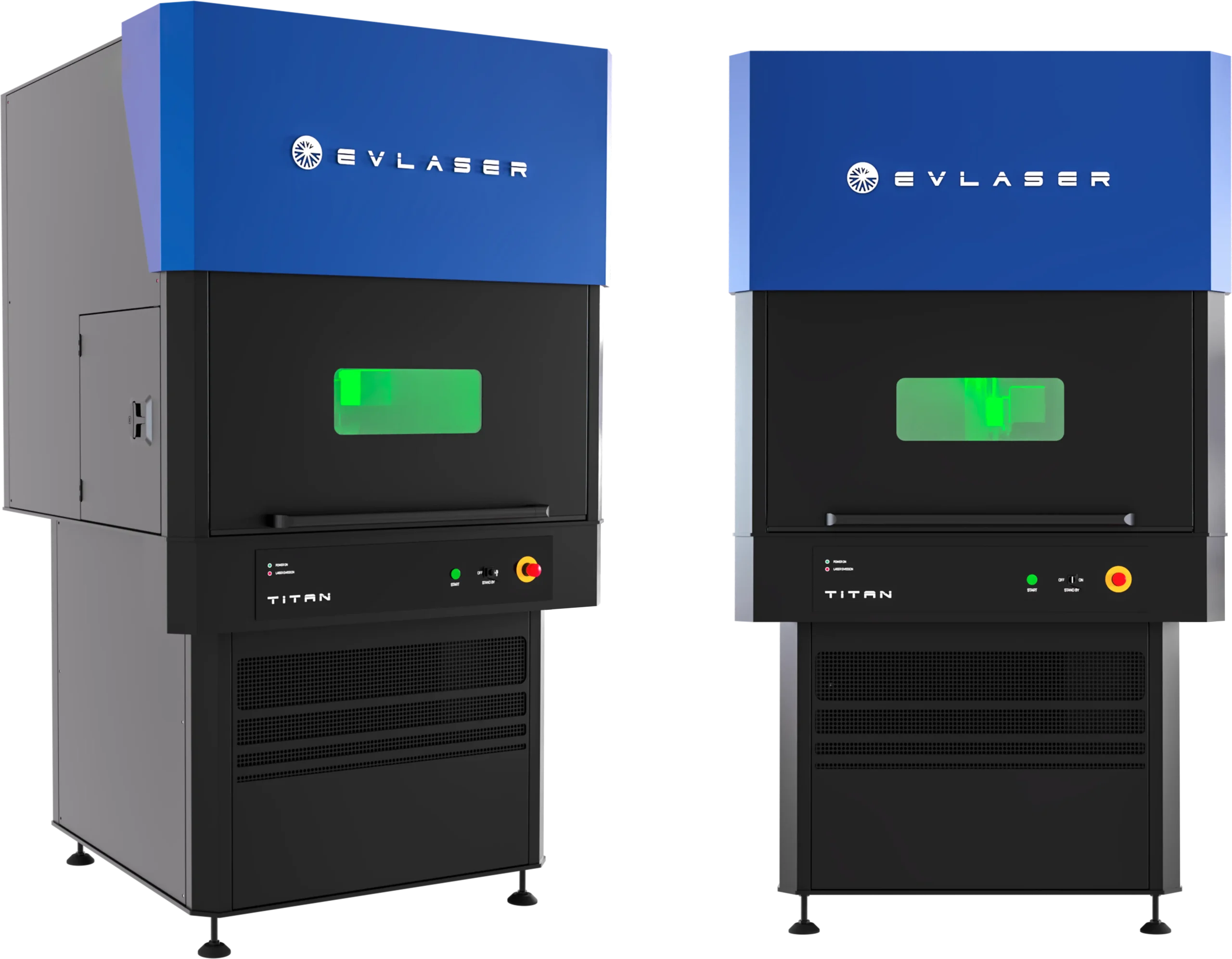 Configurable Industrial Laser System Palletized Cobot Evlaser Titan