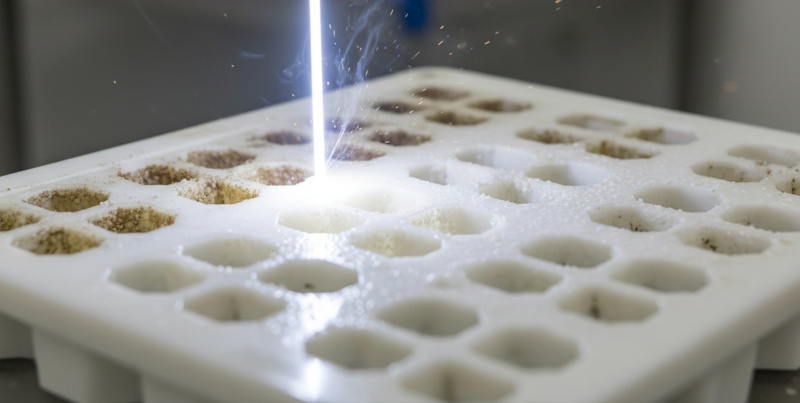 Pulizia Laser Contenitori Stampi Alimentari