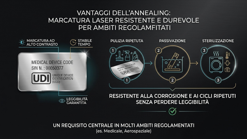 Infografica Vantaggi Laser Annealing